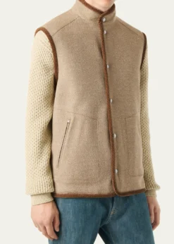 Loro PianaMen's Kelvin Cashmere, Virgin Wool and Silk Vest