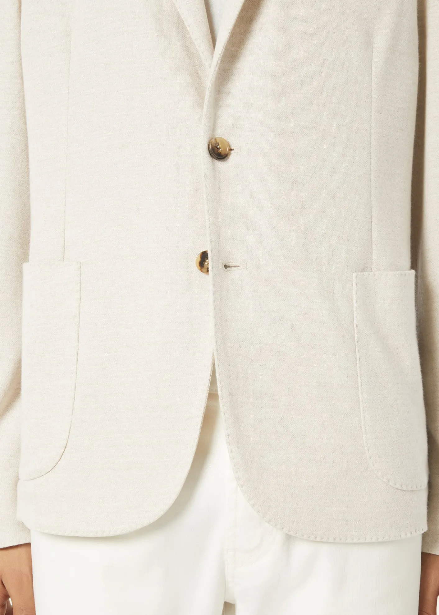 Loro PianaMen's Linen and Wool Pique Single-Breasted Sport Coat