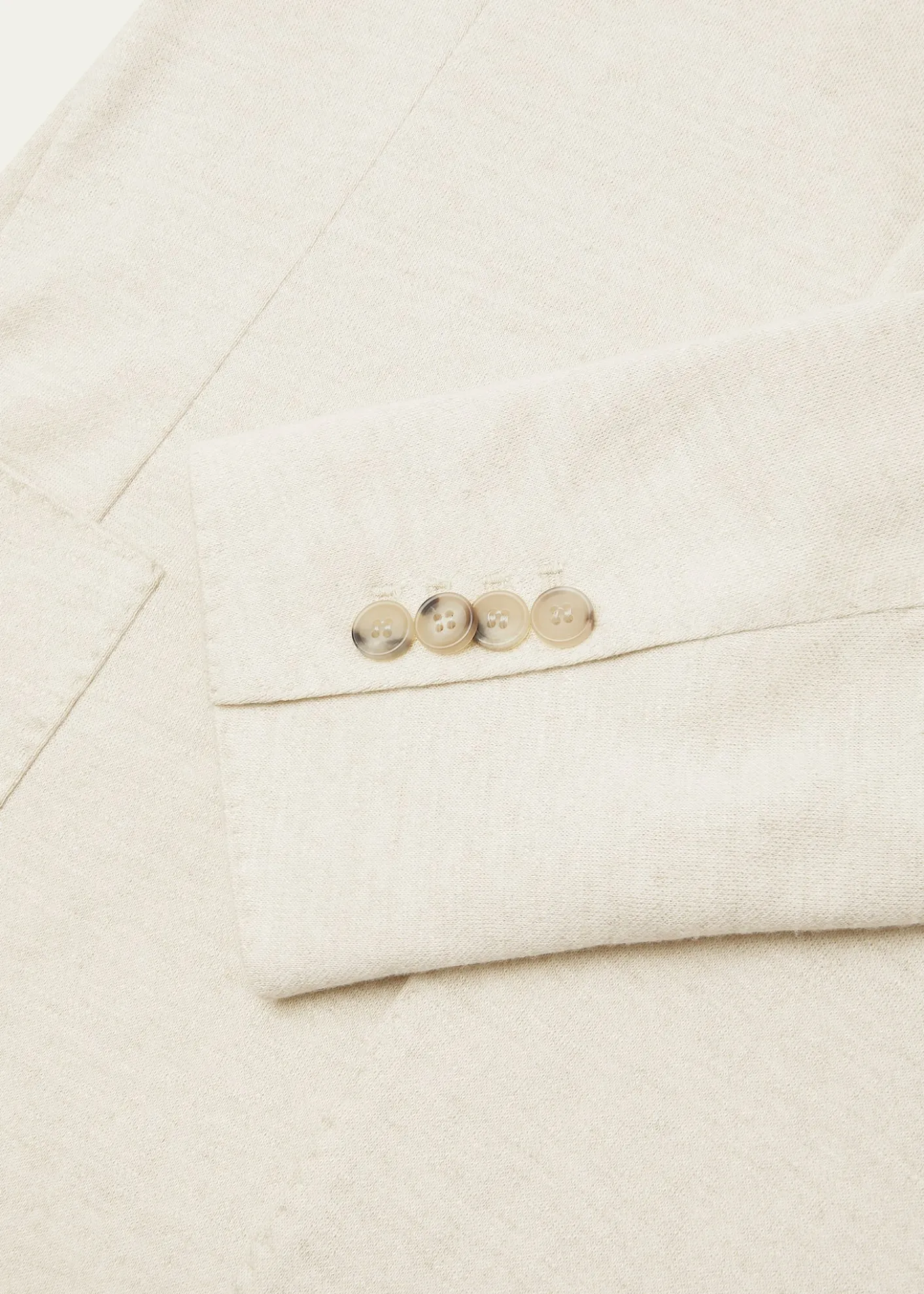 Loro PianaMen's Linen and Wool Pique Single-Breasted Sport Coat