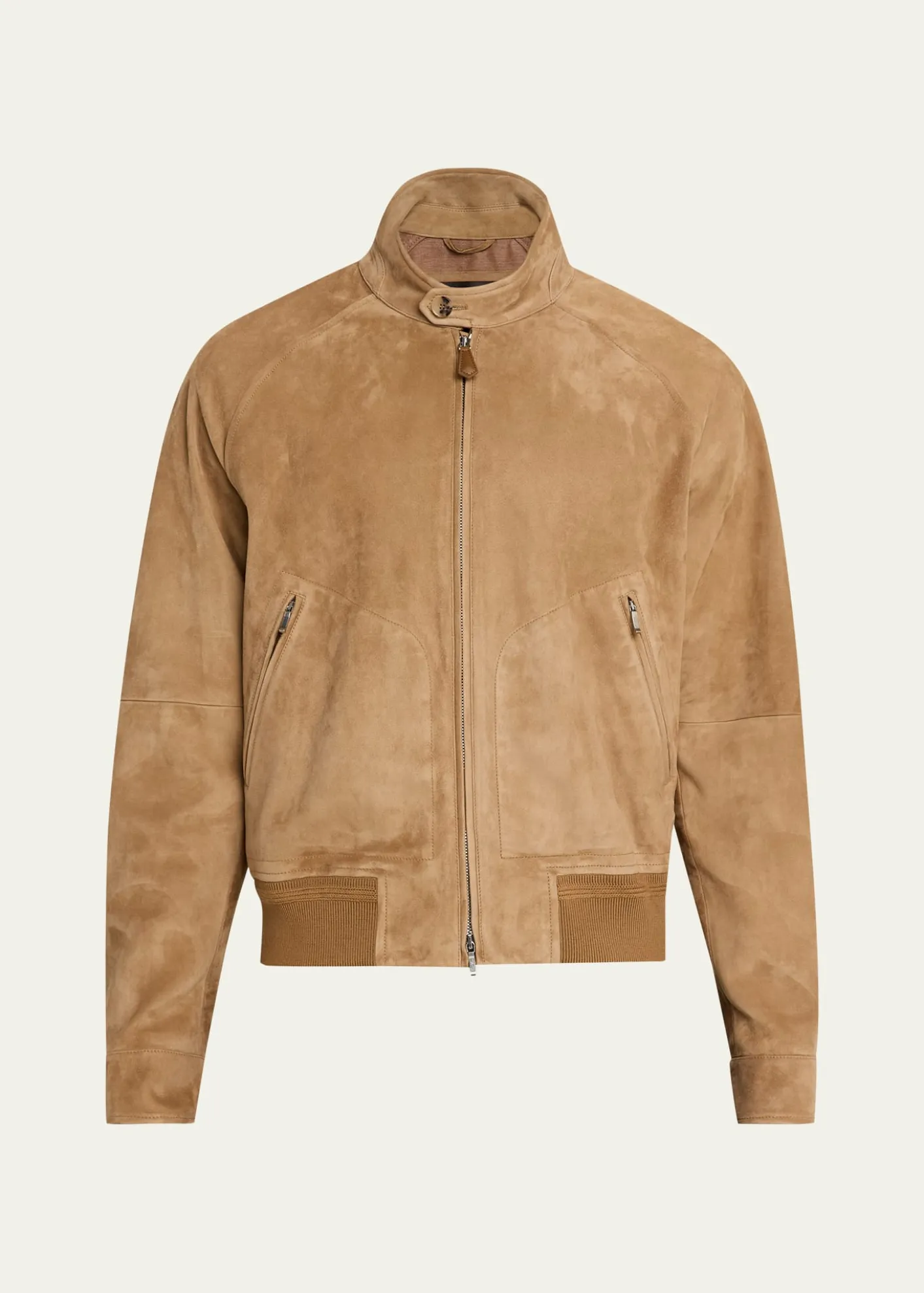 Loro PianaMen's Novak Suede Bomber Jacket