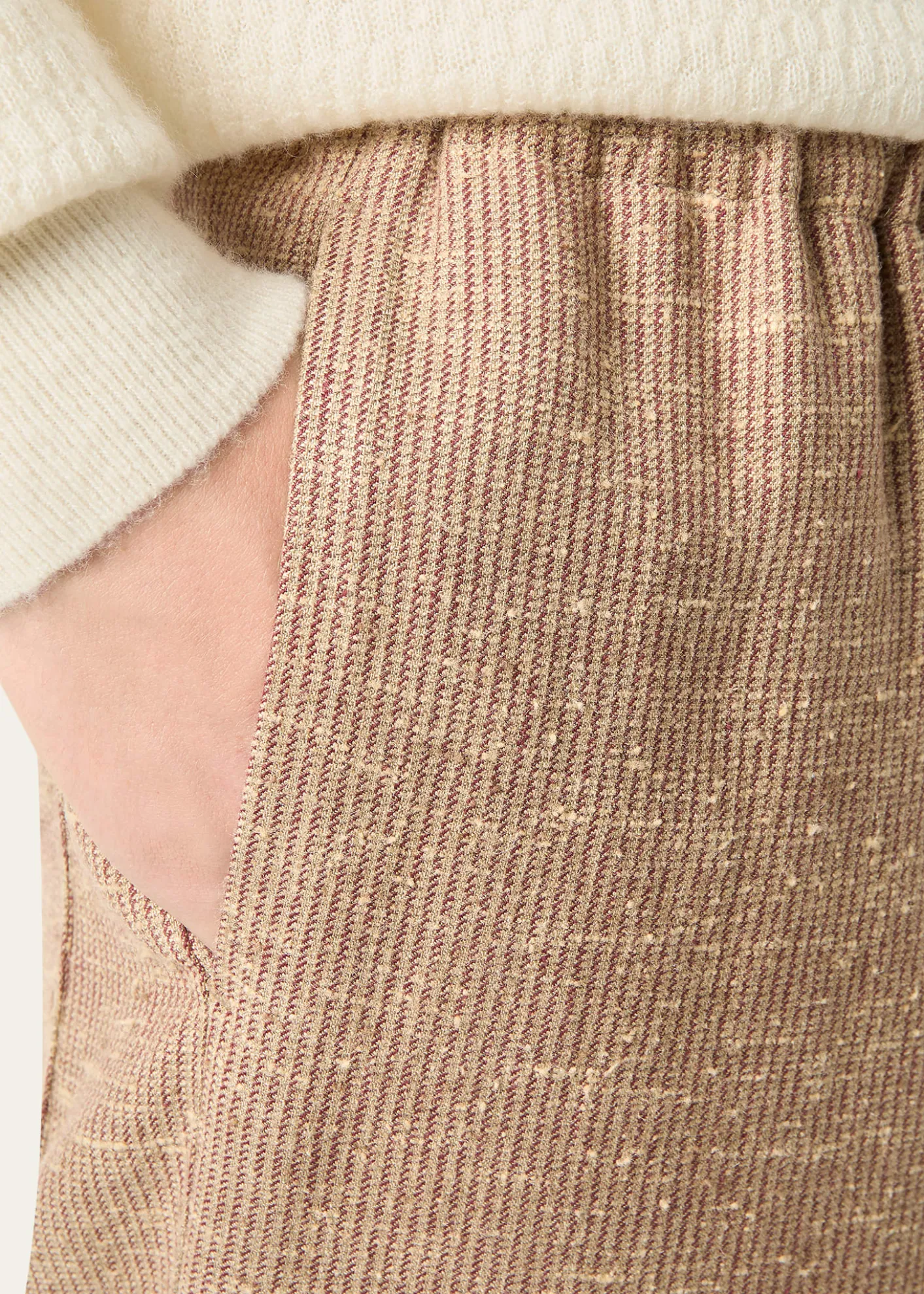 Loro PianaMen's Orlando Linen and Silk Stretch Trousers