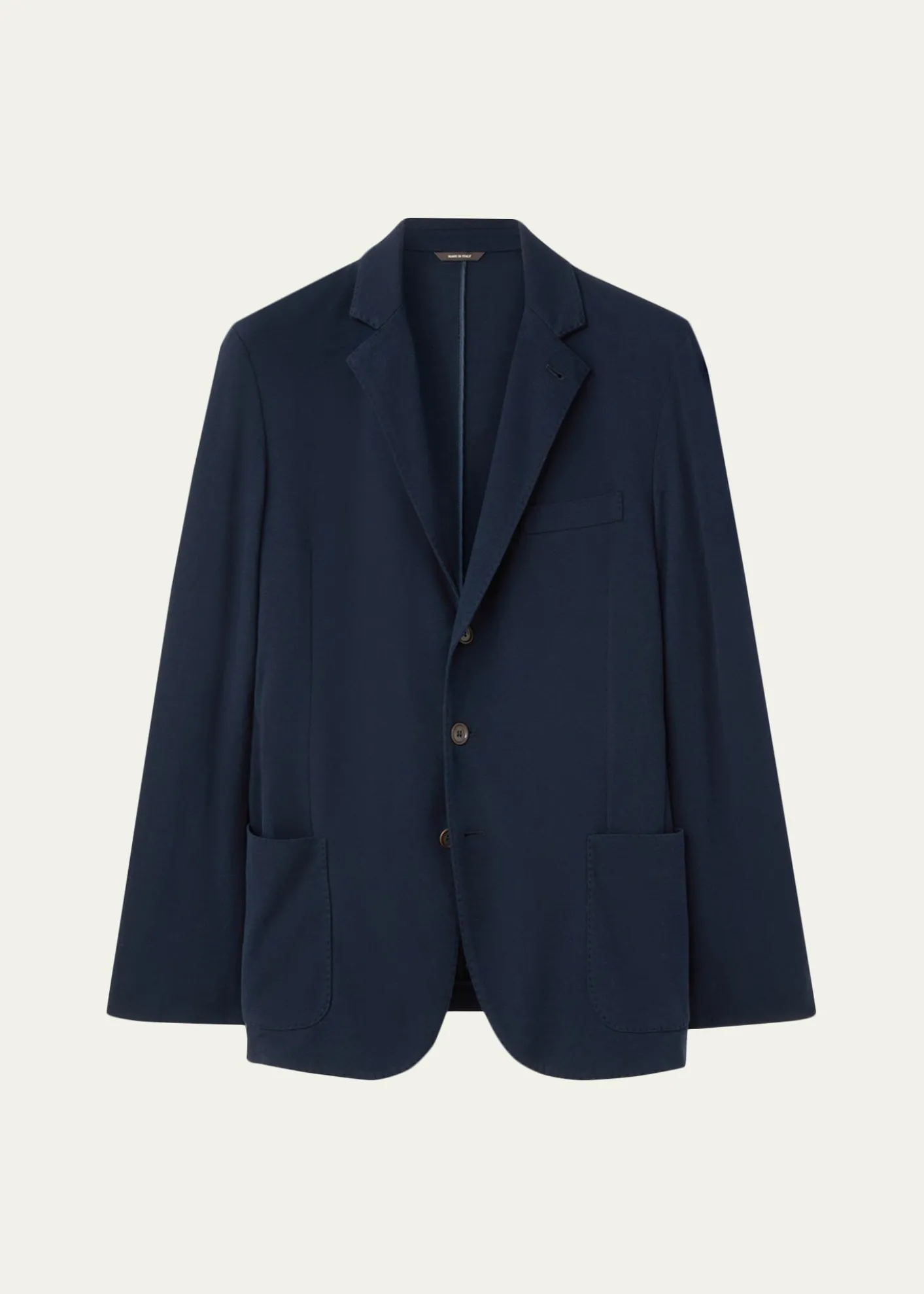 Loro PianaMen's Pique Single-Breasted Sweater Jacket