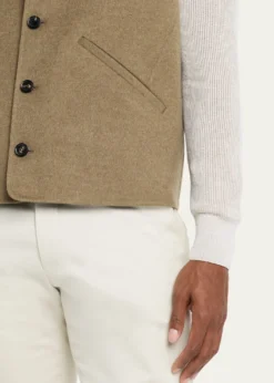Loro PianaMen's Rik Double-Faced Cashmere Vest