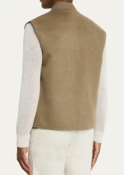 Loro PianaMen's Rik Double-Faced Cashmere Vest