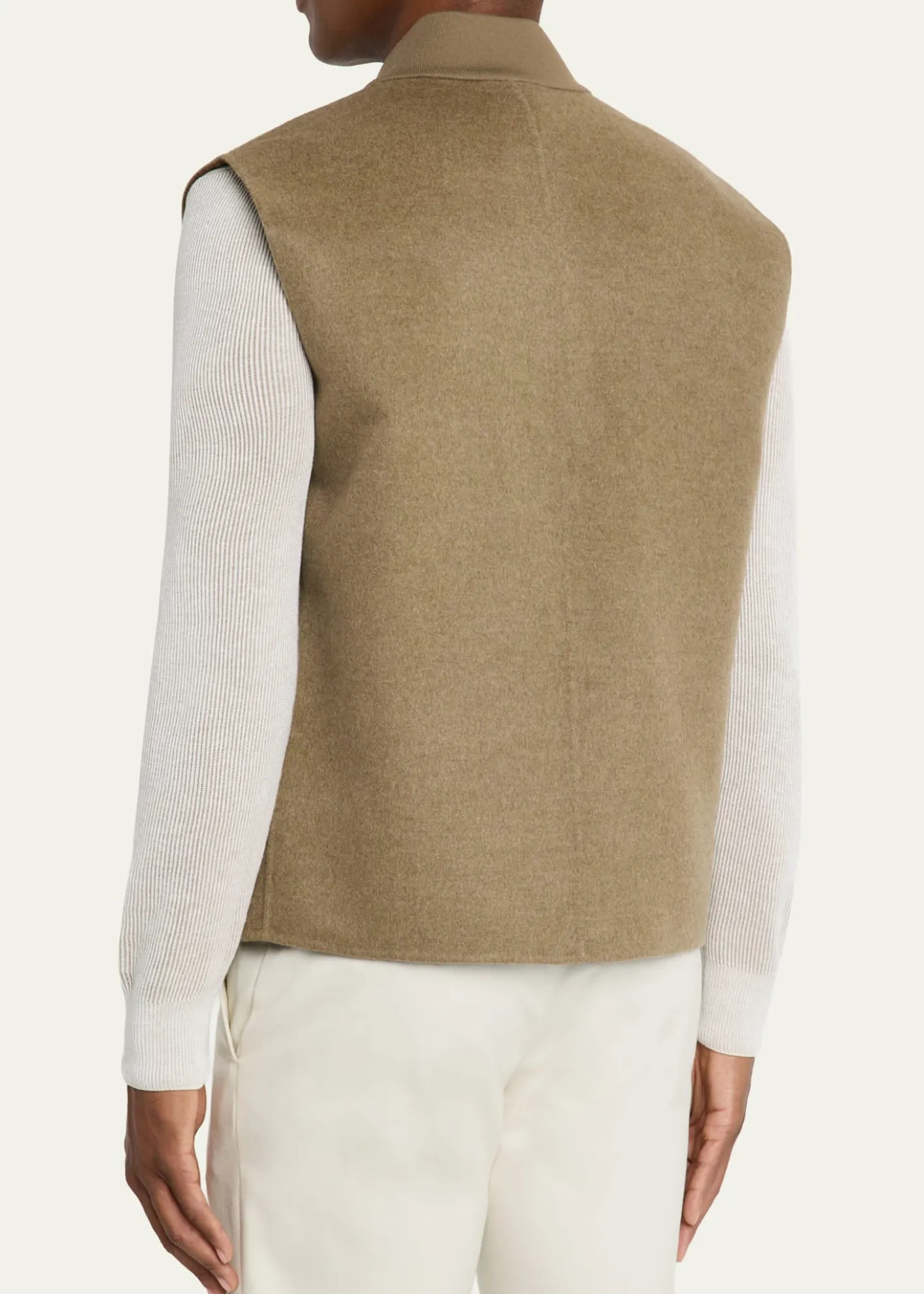 Loro PianaMen's Rik Double-Faced Cashmere Vest