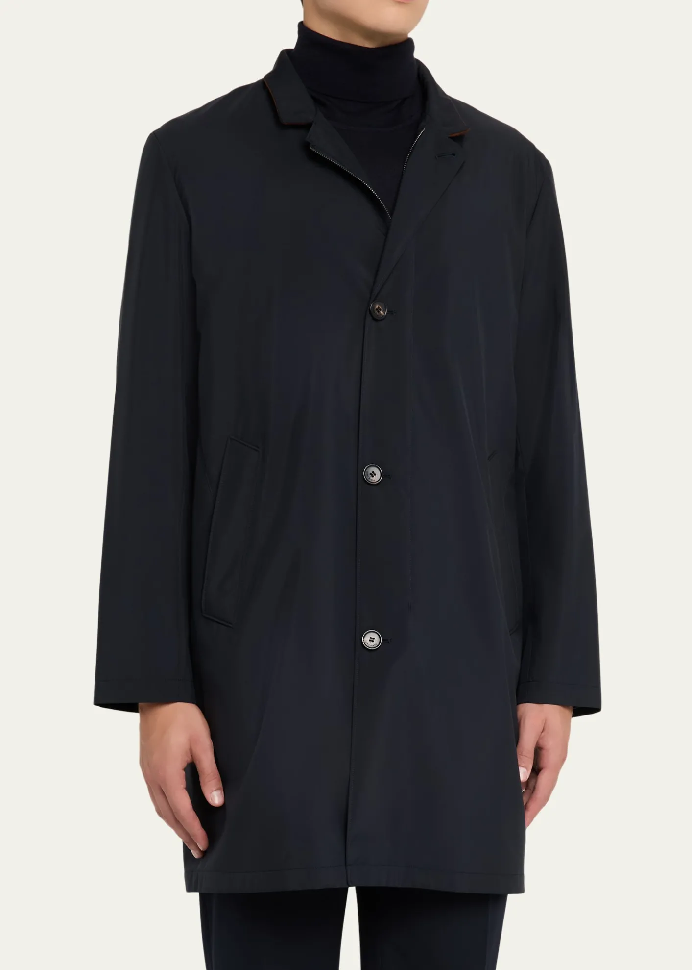 Loro PianaMen's Sebring Wind-Resistant Overcoat