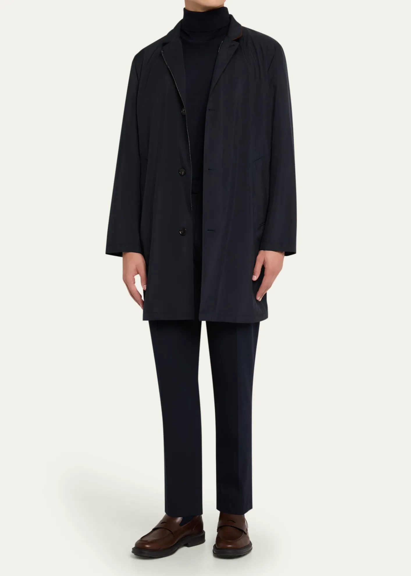 Loro PianaMen's Sebring Wind-Resistant Overcoat