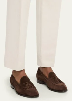 Loro PianaMen's Serge Suede Tassel Loafers