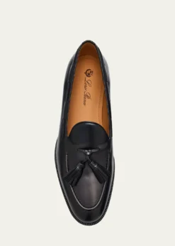 Loro PianaMen's Serge Walk Heritage Leather Tassel Loafers