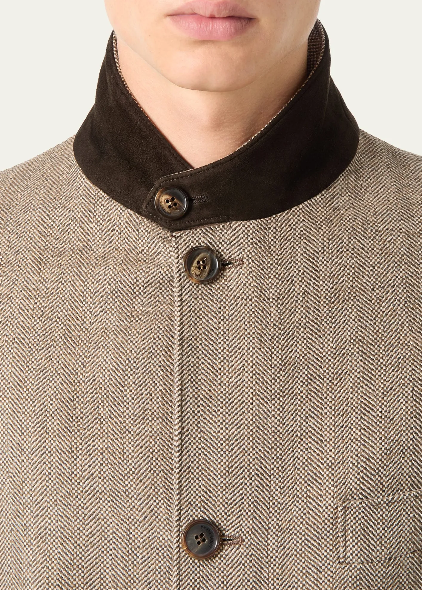 Loro PianaMen's Silk Tweed Roadster Jacket