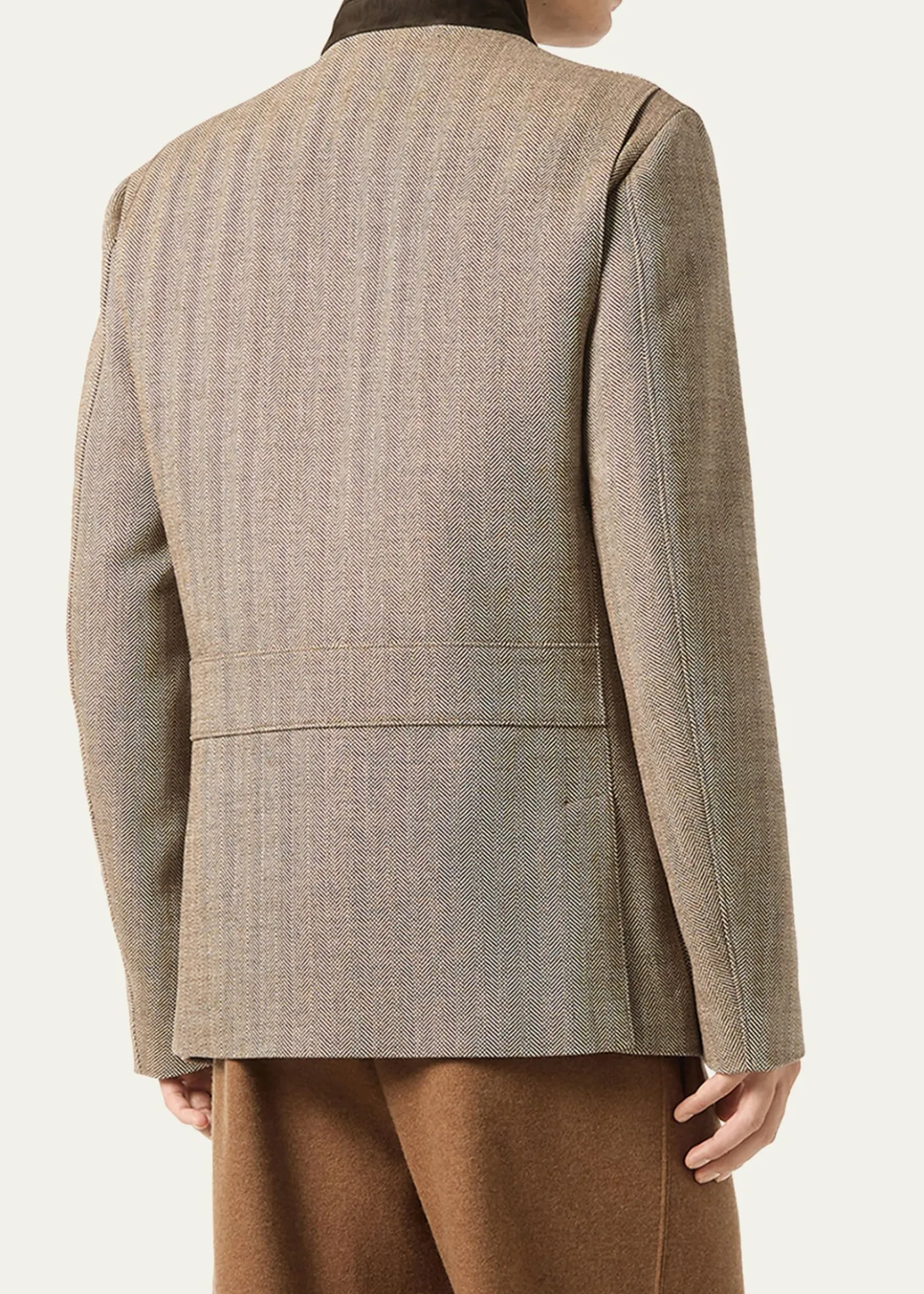 Loro PianaMen's Silk Tweed Roadster Jacket