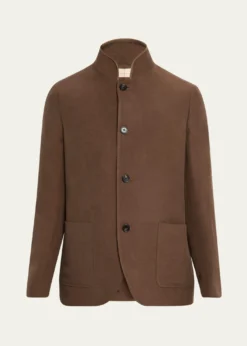 Loro PianaMen's Spagna Linen and Silk Single-Breasted Jacket