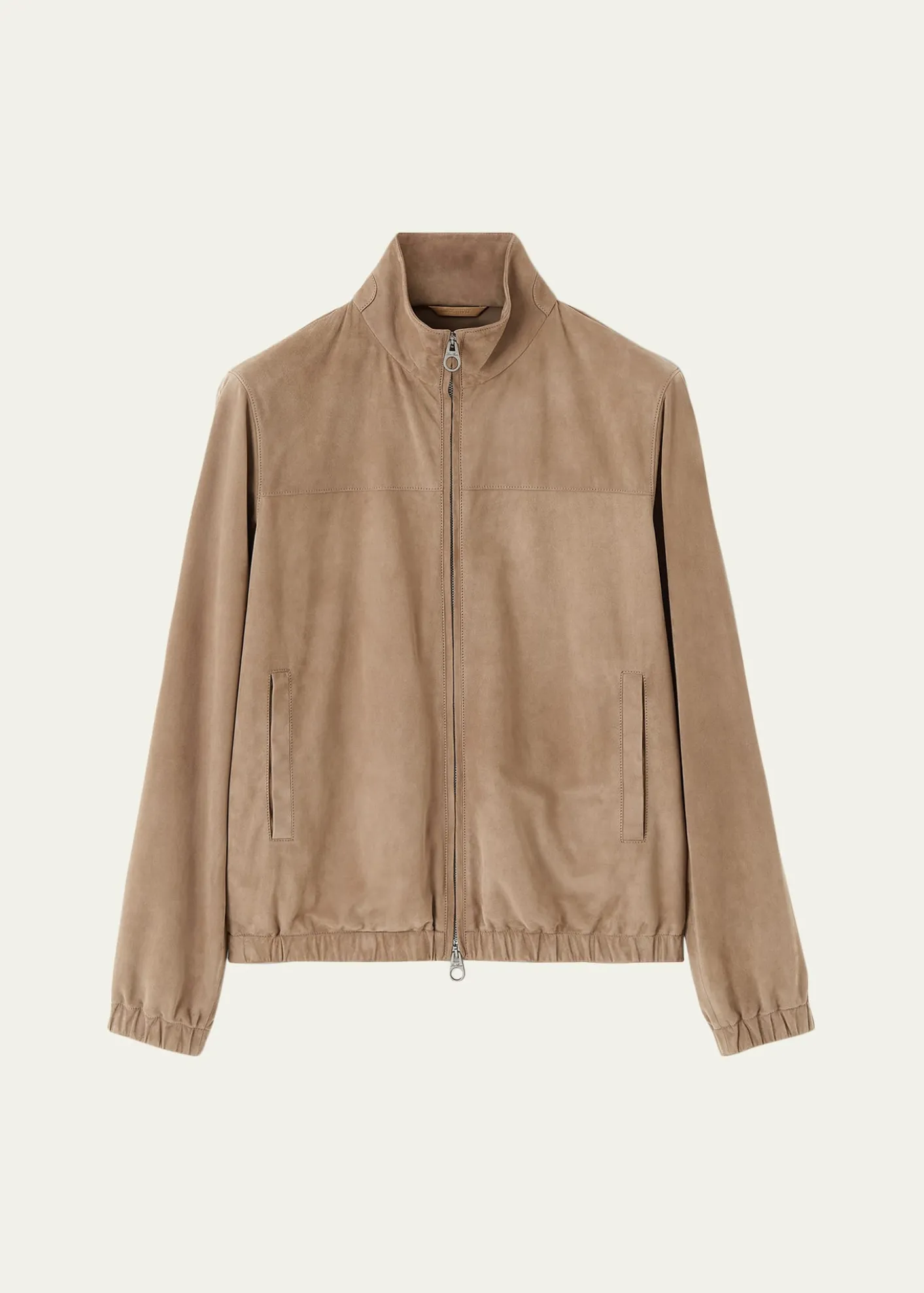Loro PianaMen's Suede Bomber Jacket