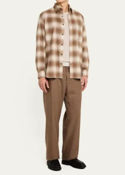 Loro PianaMen's Travis Leather Penny Loafers