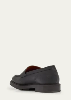 Loro PianaMen's Travis Leather Penny Loafers