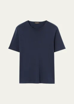 Loro PianaMen's Tremezzo Sea Island Cotton Crewneck T-Shirt
