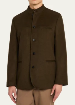 Loro PianaMen's Vienna Cashmere-Wool Jacket