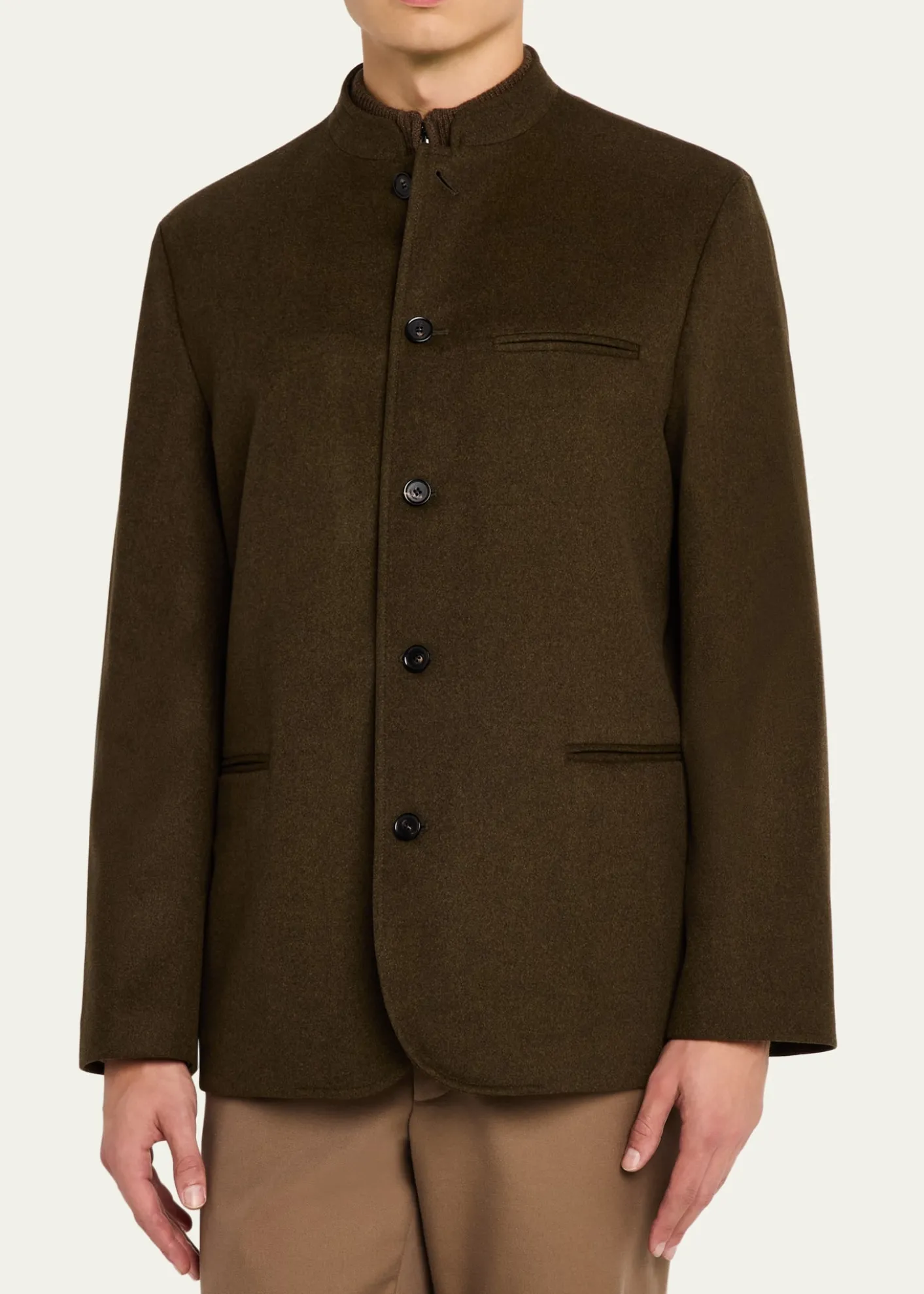 Loro PianaMen's Vienna Cashmere-Wool Jacket