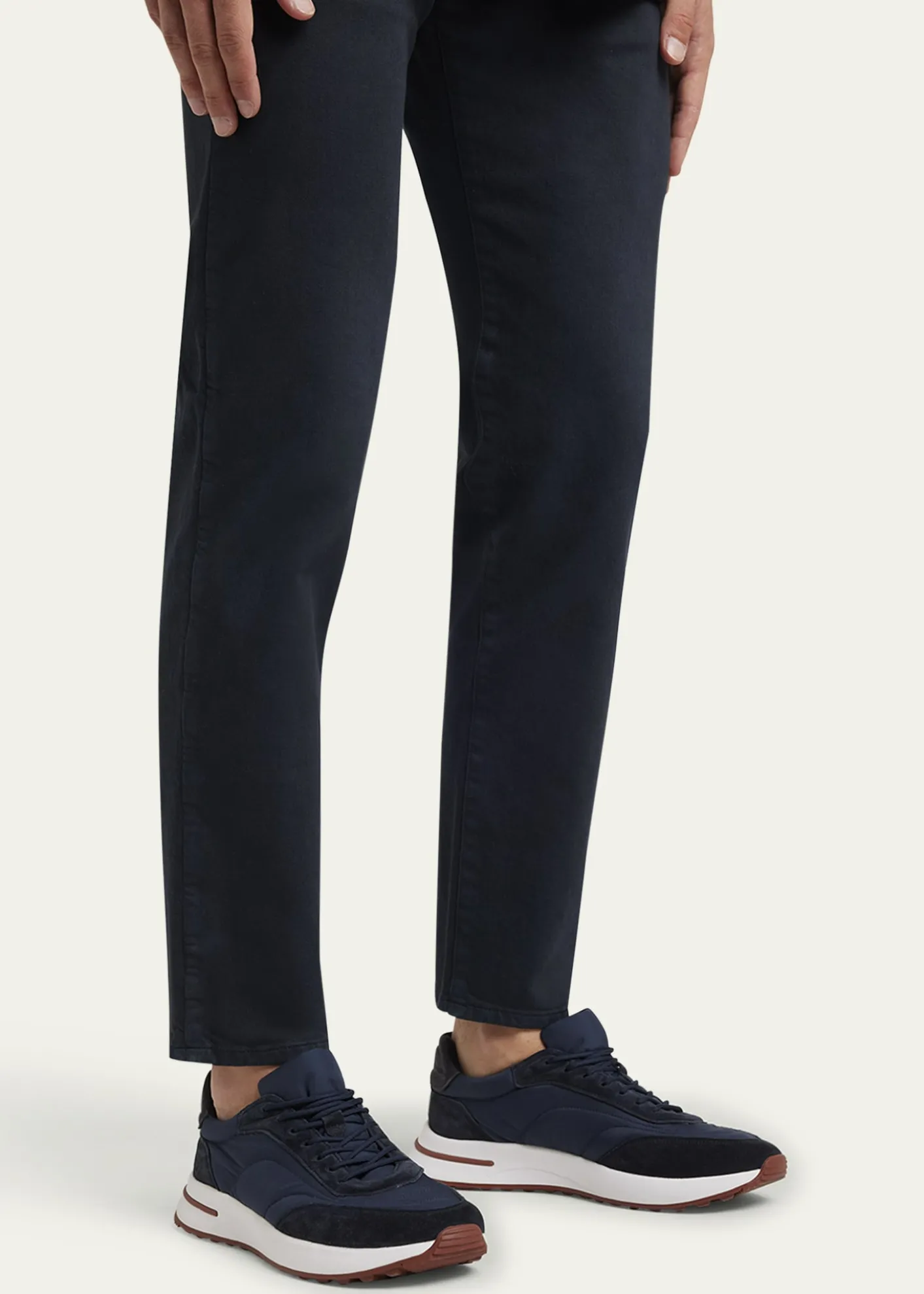 Loro PianaMen's Weekend Walk Low-Top Sneakers
