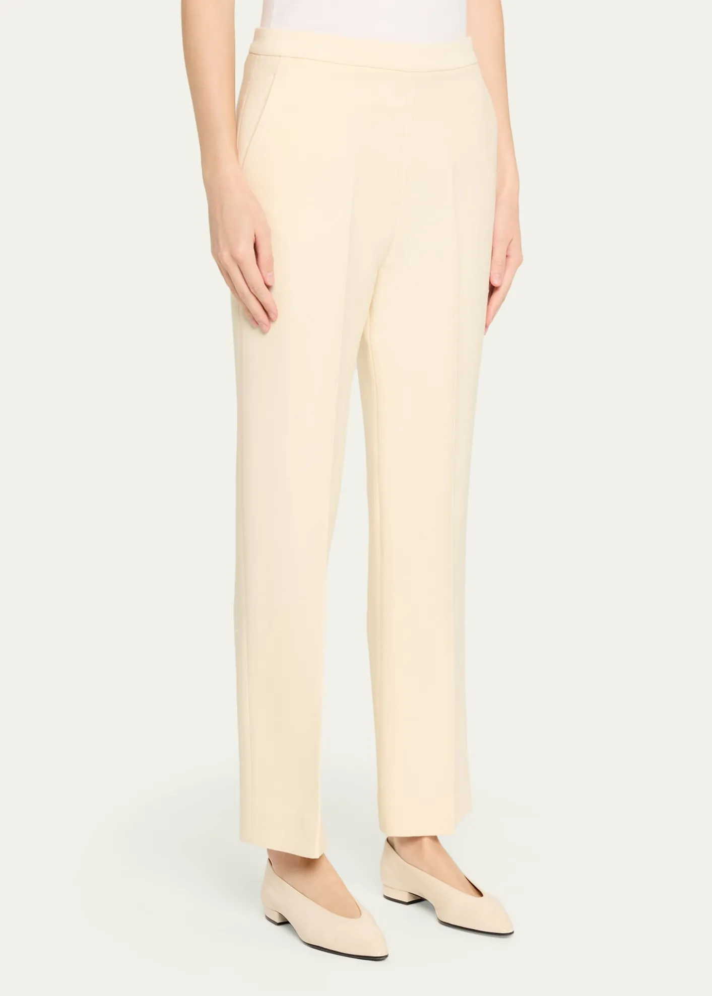 Loro PianaMitch Wool-Silk Trousers