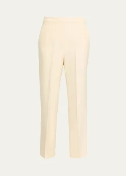 Loro PianaMitch Wool-Silk Trousers