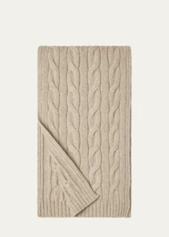 Loro PianaNapier Baby Cashmere Coarsehair® Scarf