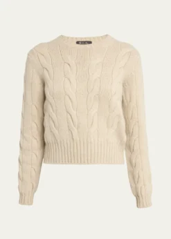 Loro PianaNapier Cashmere Cable-Knit Sweater