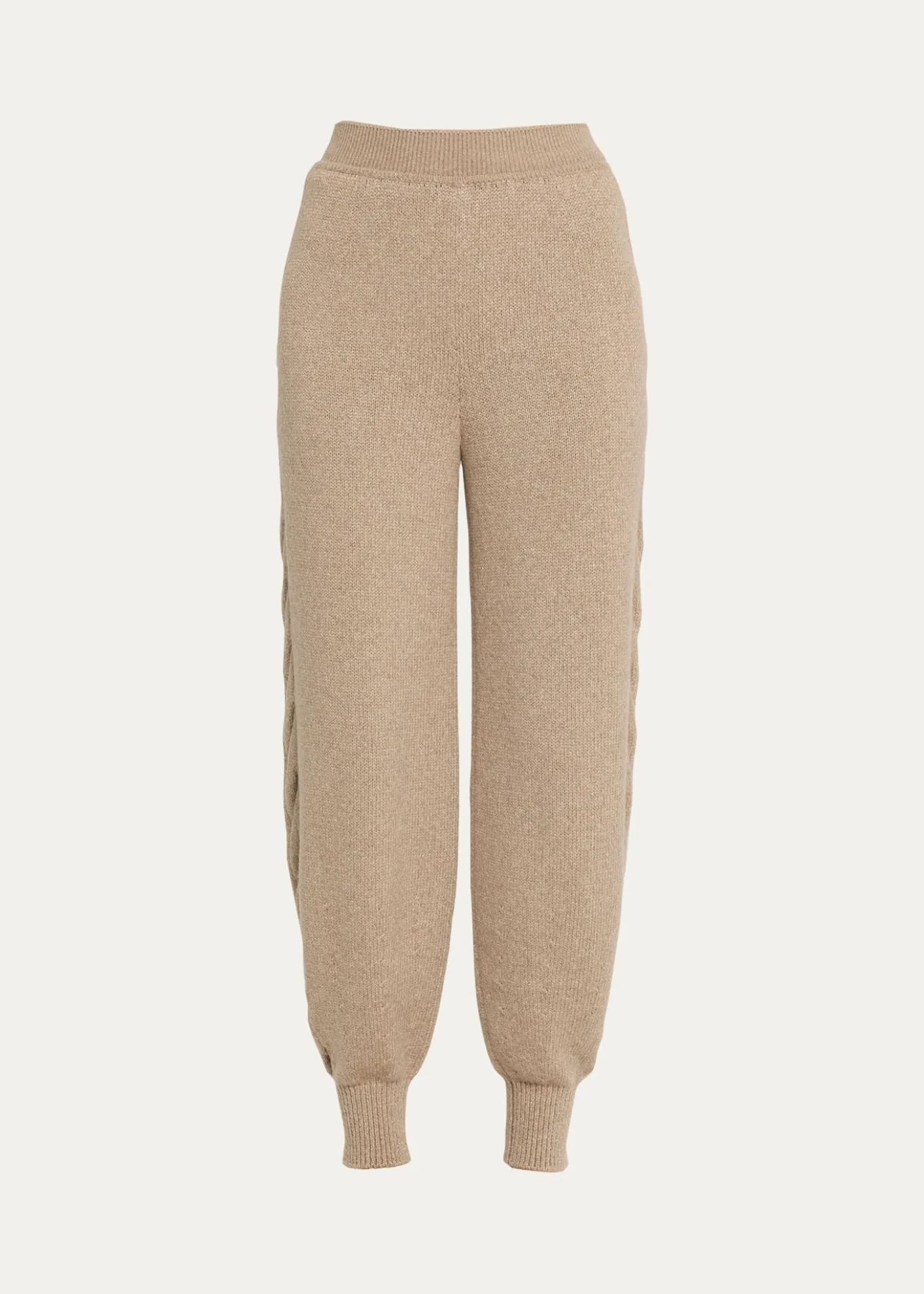 Loro PianaNapier Firefly Cable-Knit Cashmere Joggers