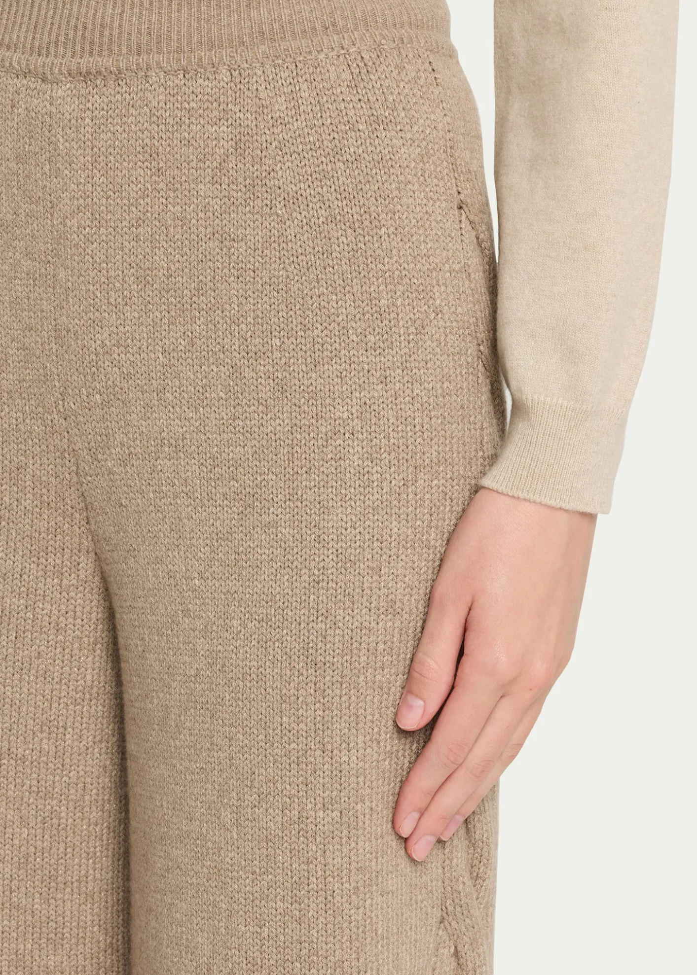 Loro PianaNapier Firefly Cable-Knit Cashmere Joggers