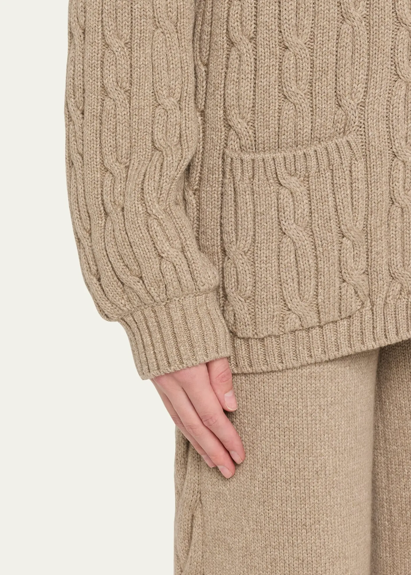 Loro PianaNapier Firefly Coarsehair Cashmere Sweater
