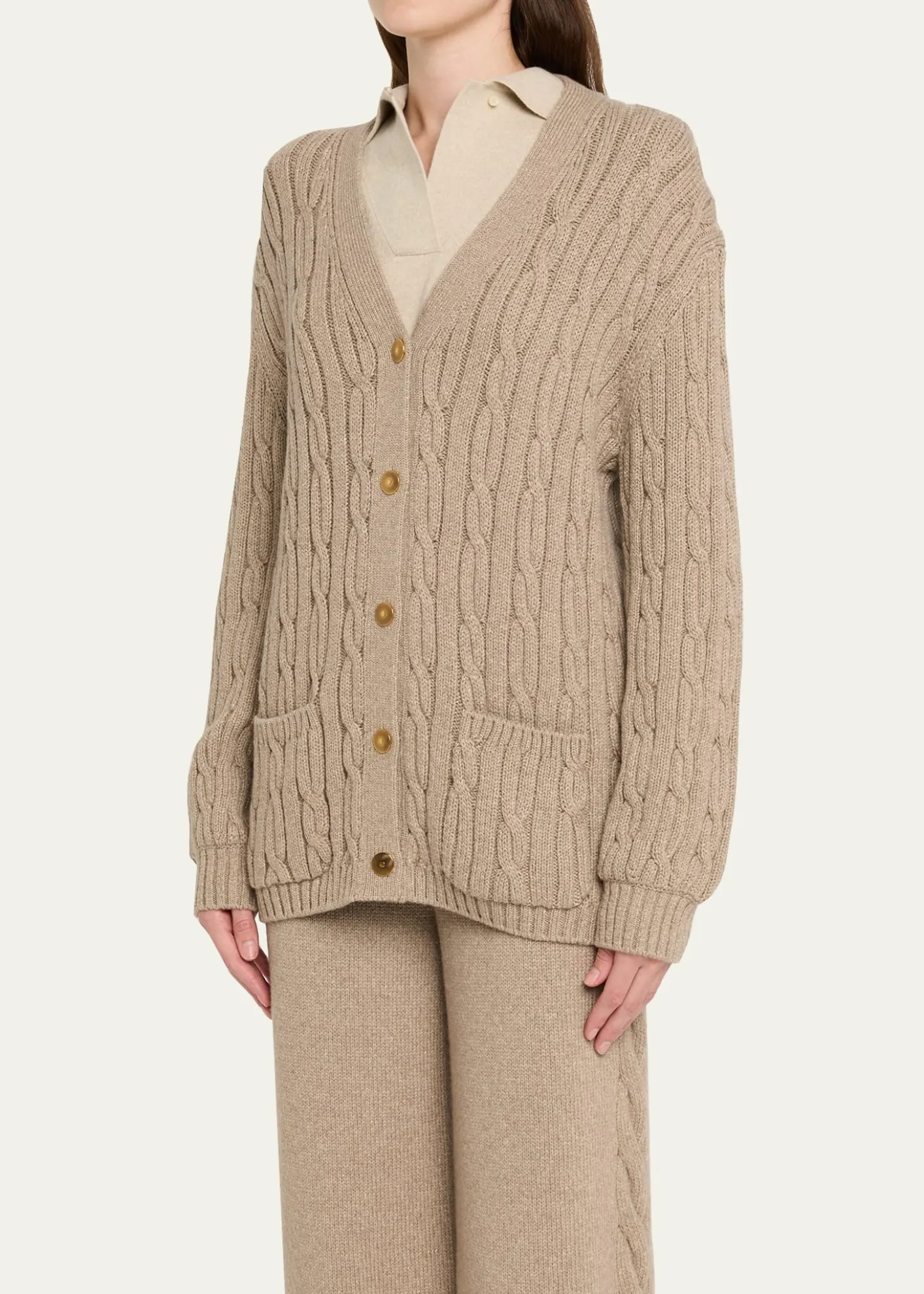 Loro PianaNapier Firefly Coarsehair Cashmere Sweater