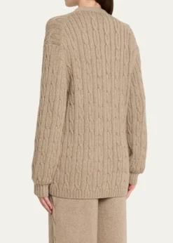 Loro PianaNapier Firefly Coarsehair Cashmere Sweater