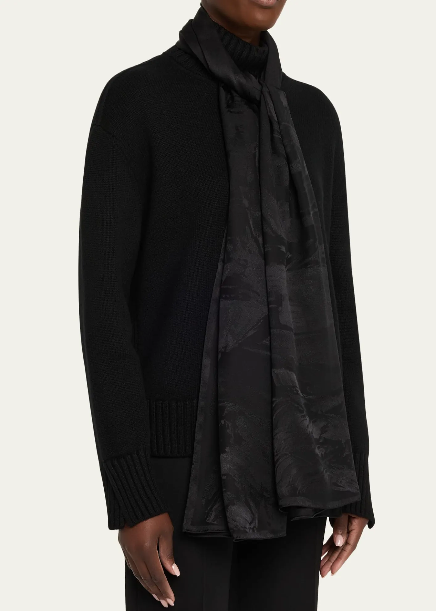 Loro PianaNatura delle Alpi Silk Jacquard Stole