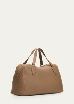 Loro PianaNeedle Medium Fine Grain Leather Shoulder Bag