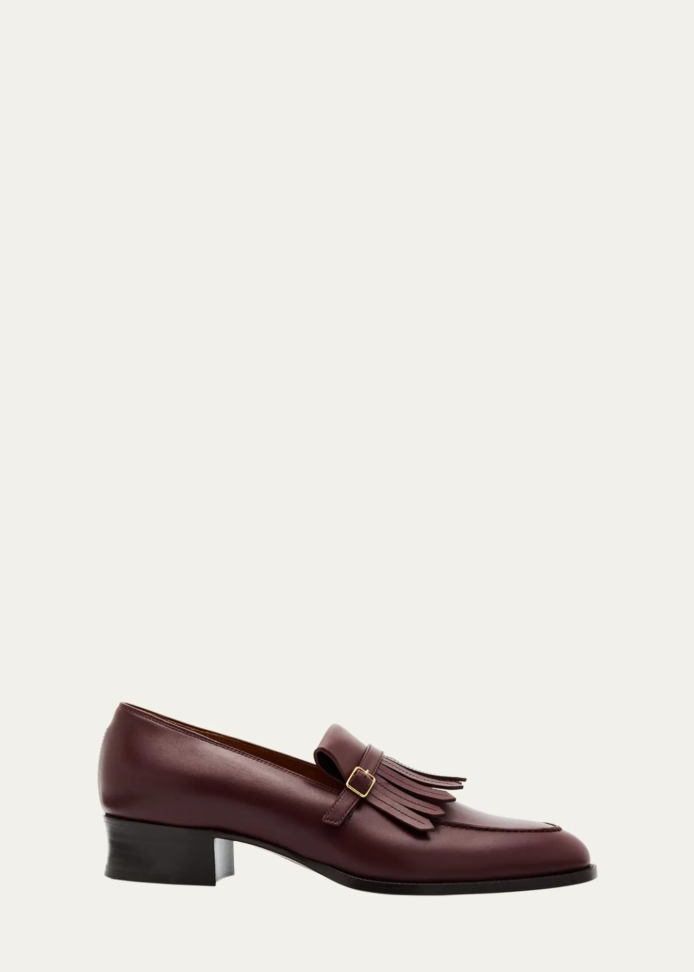 Loro PianaPennan Leather Fringe Loafers