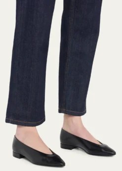 Loro PianaRebecca Calfskin Ballerina Flats