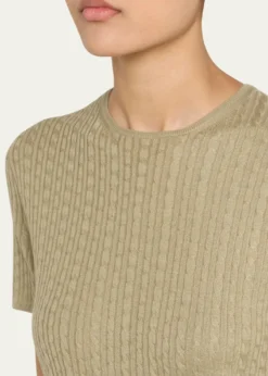 Loro PianaRimella Cable-Knit Crewneck Sweater