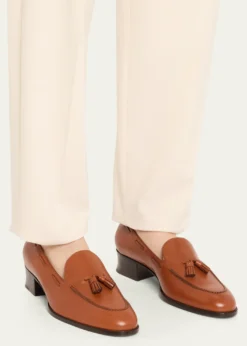 Loro PianaSerge Prestige Calfskin Tassel Loafers
