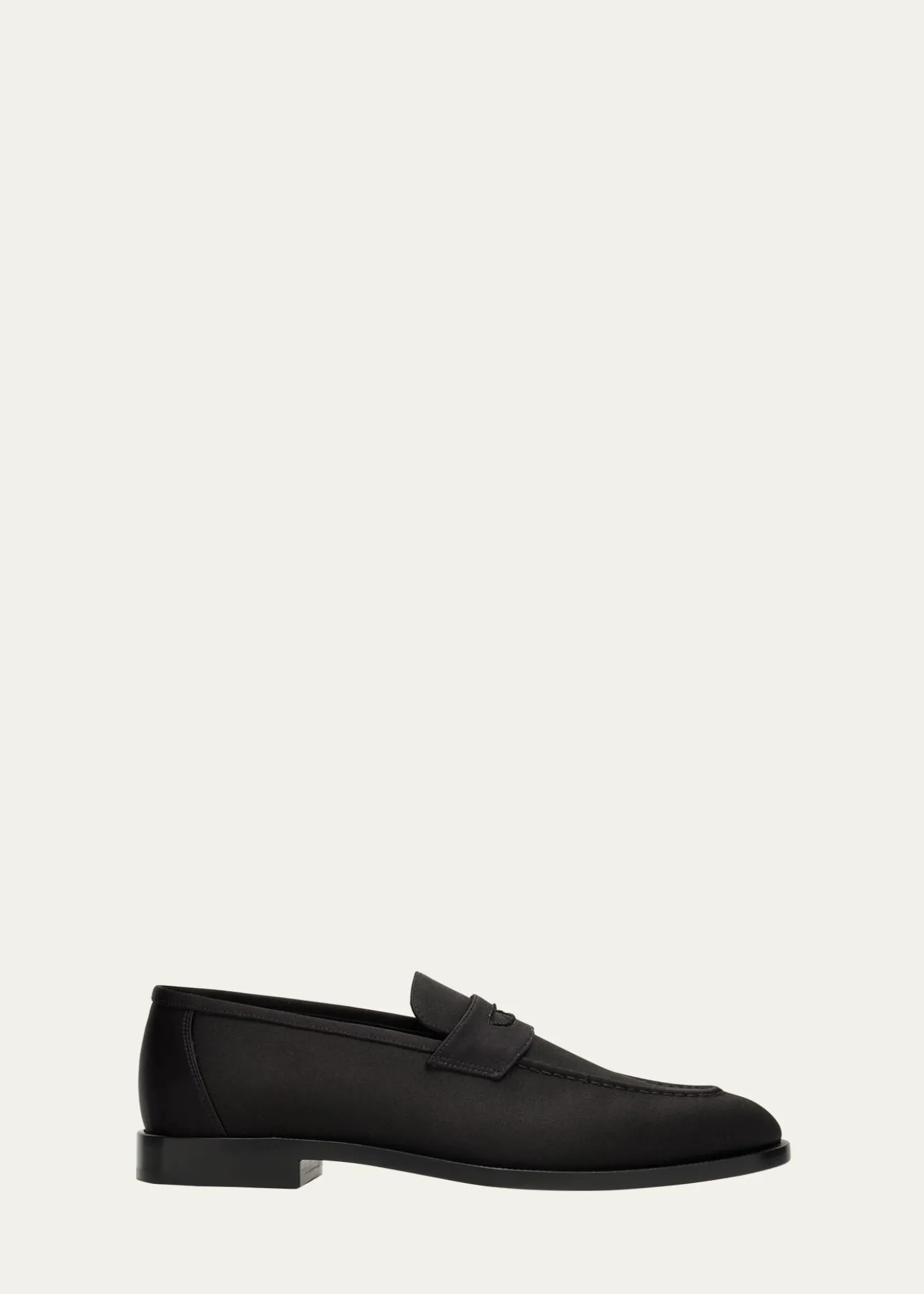 Loro PianaSergio Satin Penny Loafers