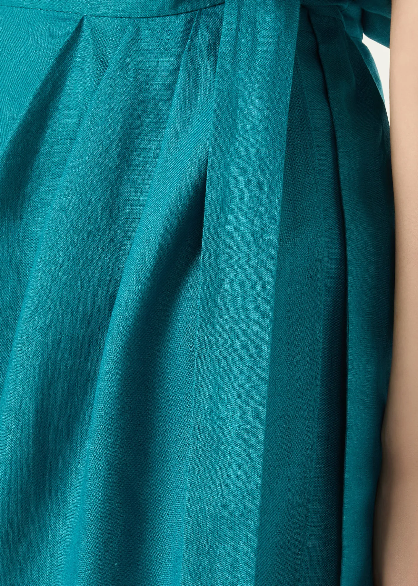 Loro PianaShelby Linen Wrap Midi Skirt