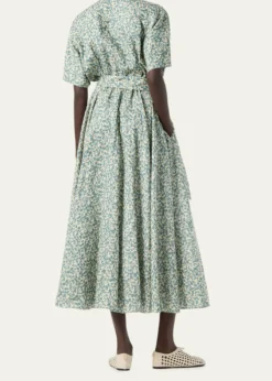 Loro PianaShelly Floral-Print Linen Shirtdress