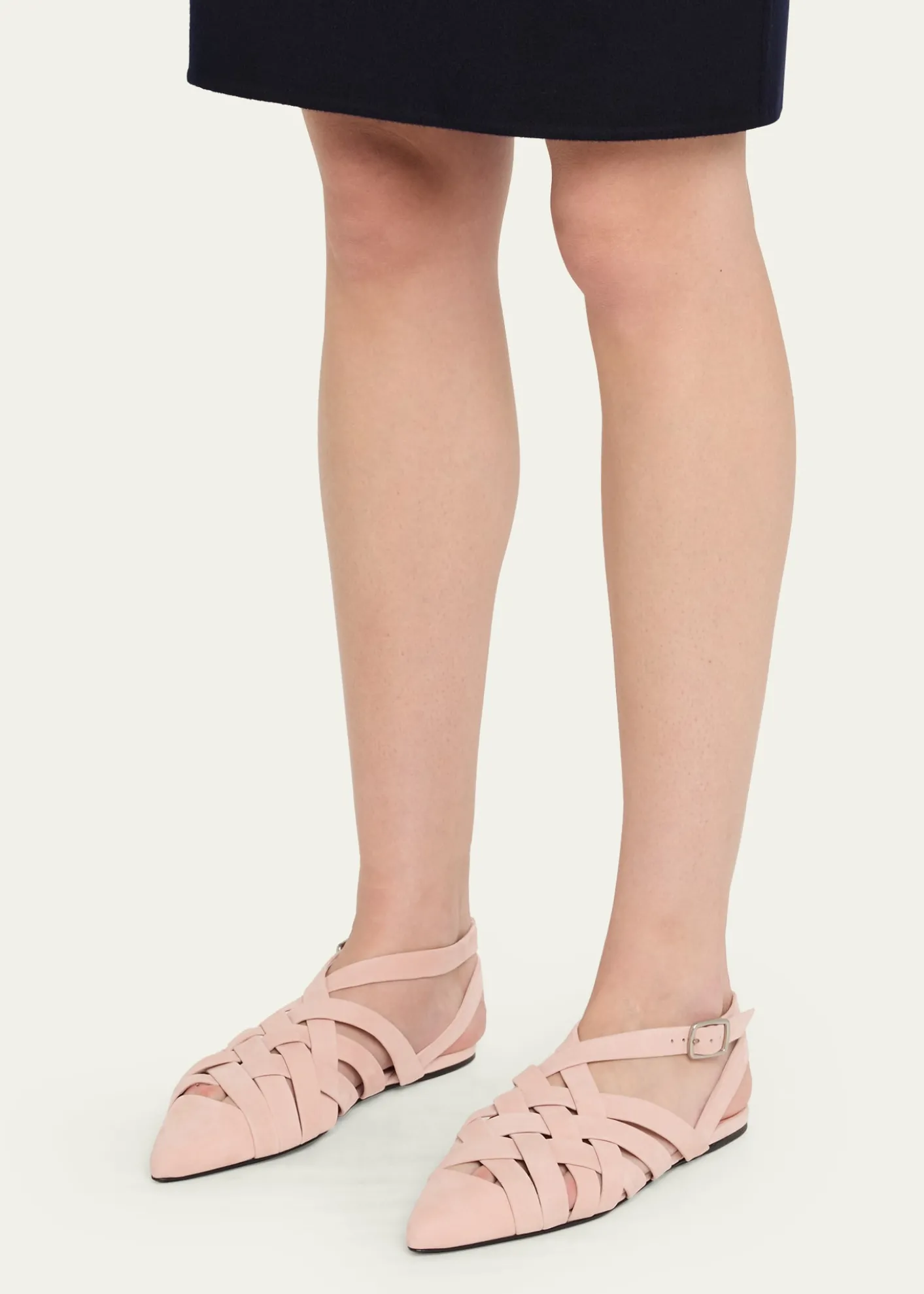 Loro PianaSilene Woven Suede Sandals