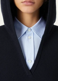 Loro PianaSloop Hooded Virgin Wool Sweater