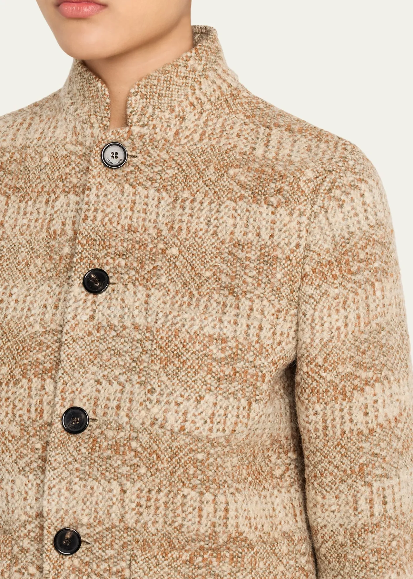 Loro PianaSpagna Wool Mini Single-Breasted Jacket