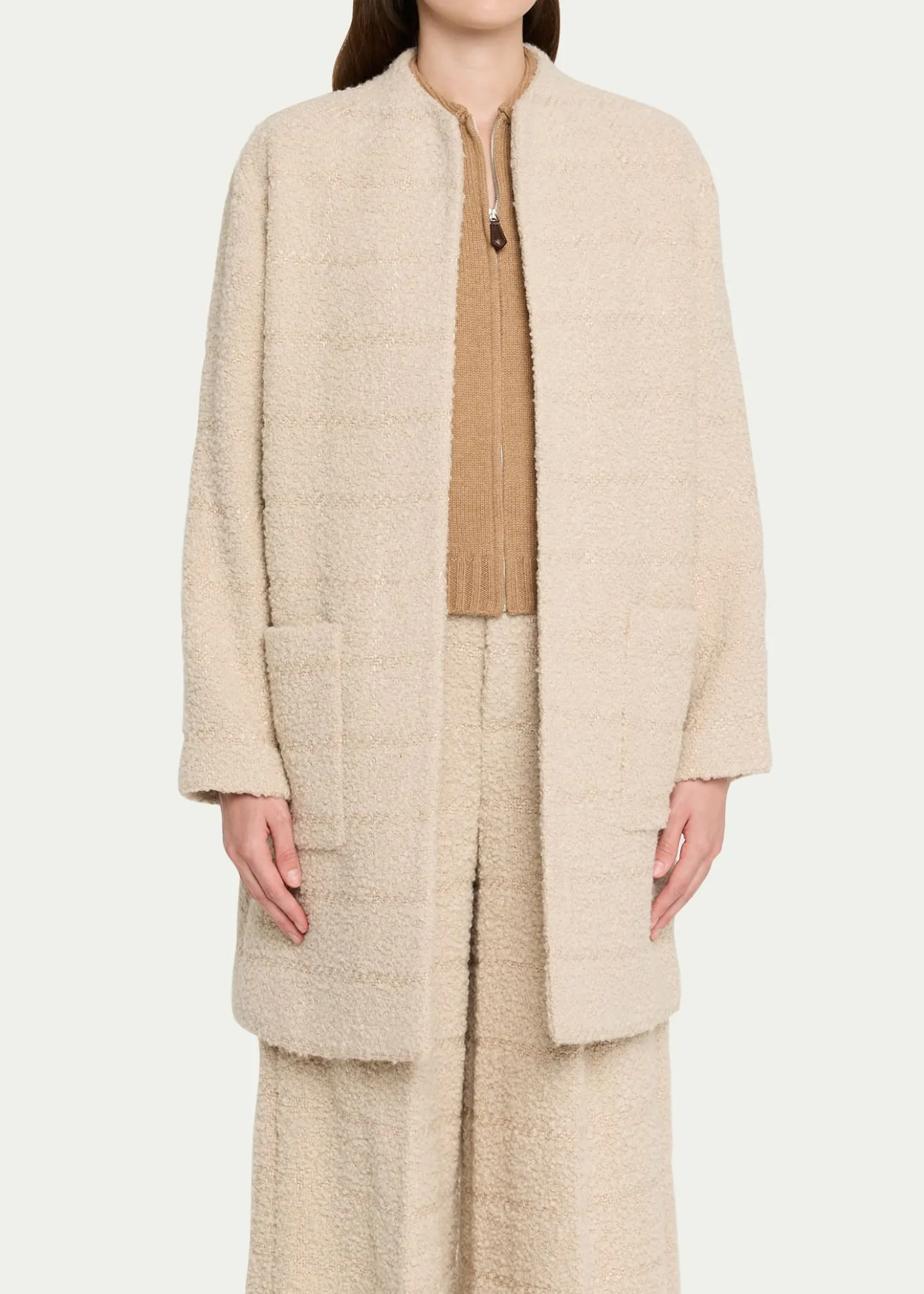 Loro PianaSteph Single-Breasted Top Coat