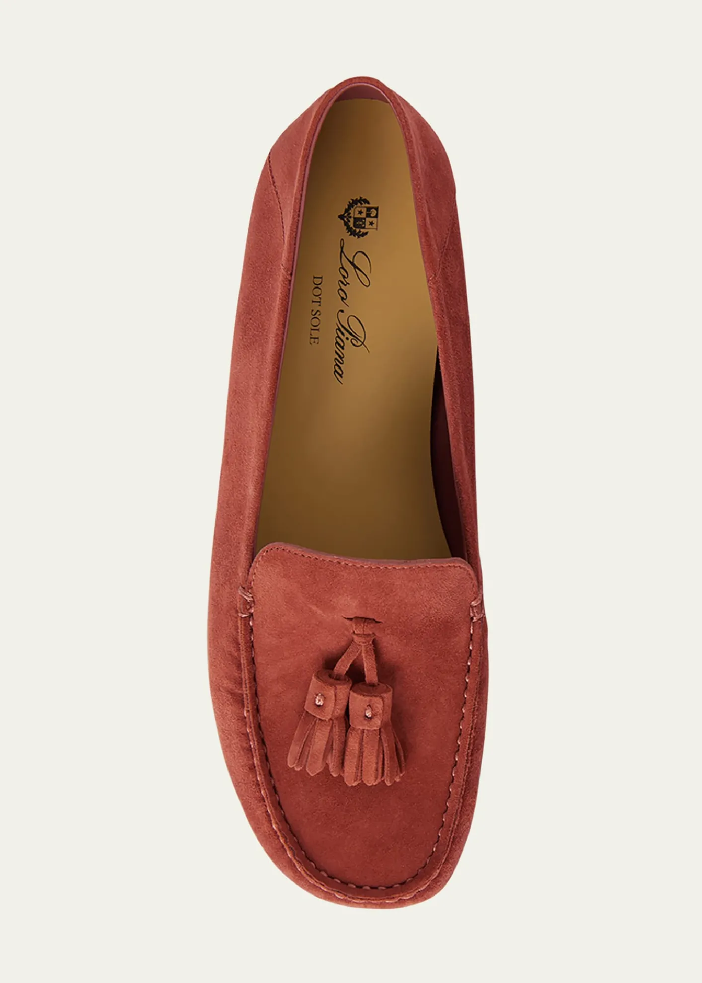 Loro PianaSuede Tassel Moccasin Loafers