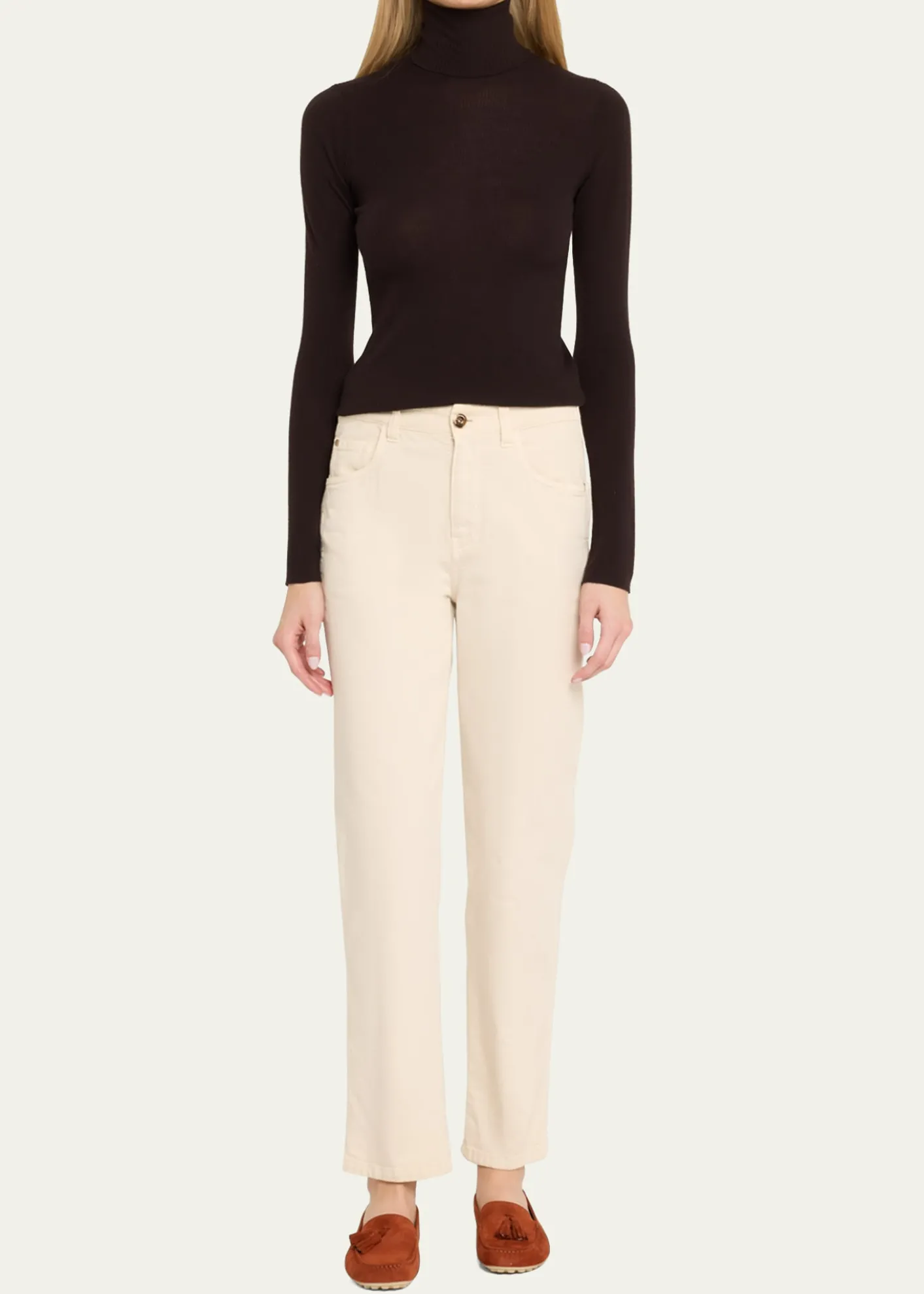 Loro PianaSuede Tassel Moccasin Loafers