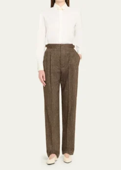 Loro PianaThea Collar-Pin Oxford Shirt