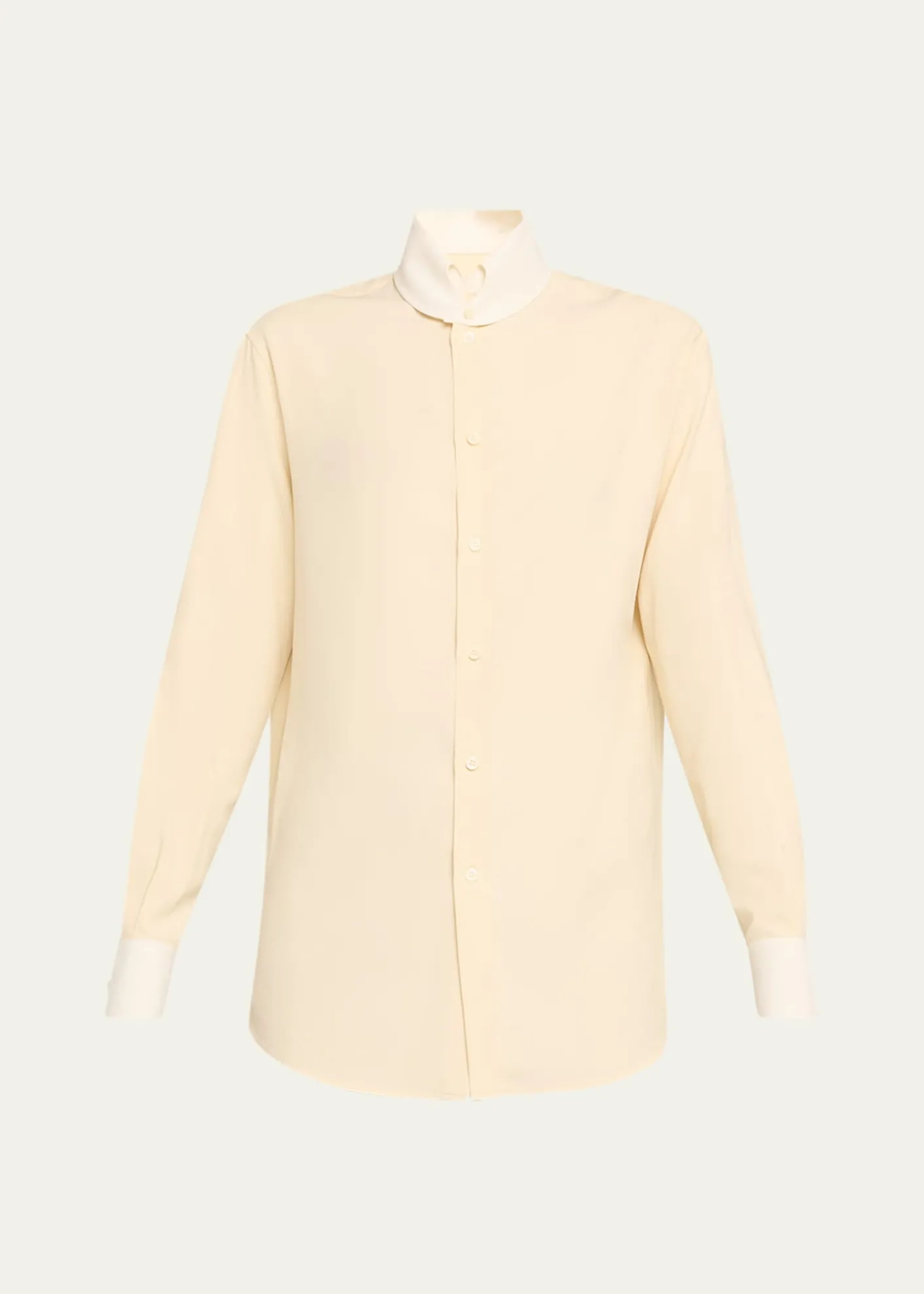 Loro PianaThea Dylan-Collar Silk Shirt