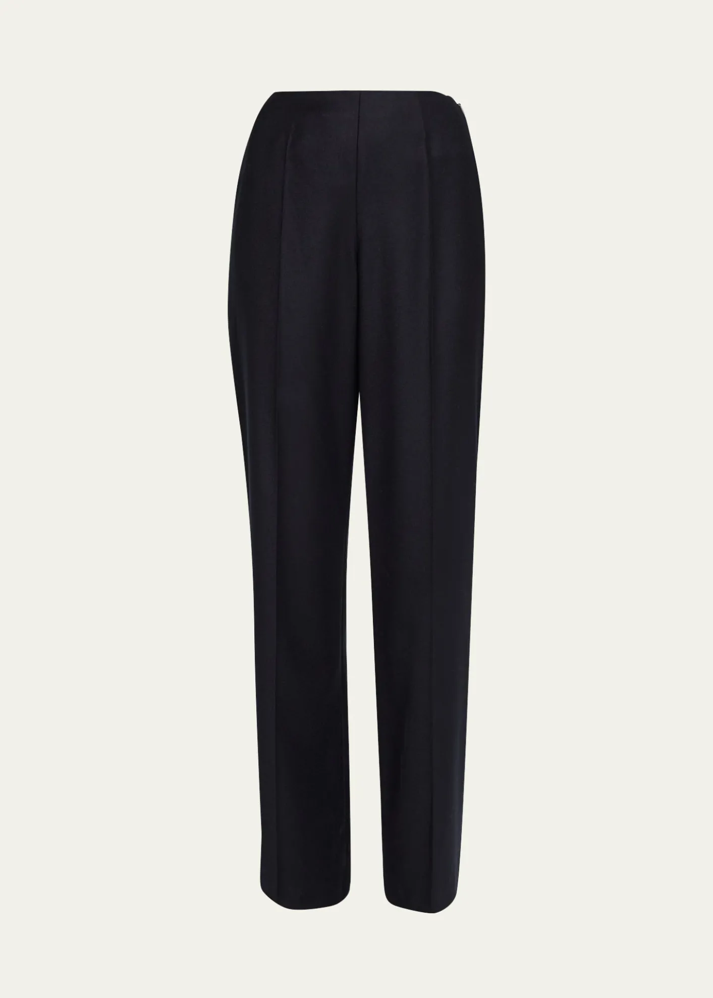 Loro PianaTimi Wool-Cashmere Flannel Wide-Leg Pants
